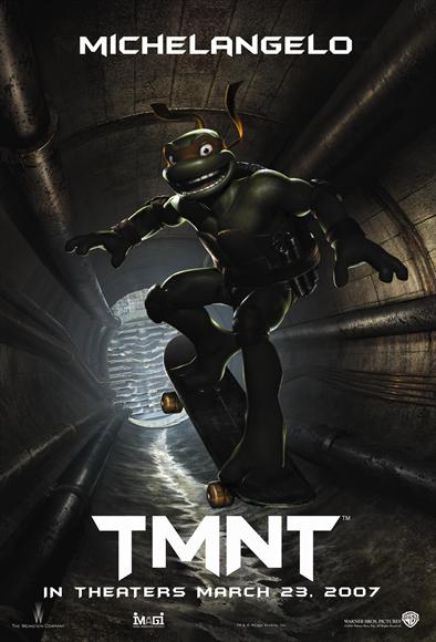 Teenage Mutant Ninja Turtles Movie Poster Print featuring colorful artwork.