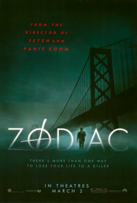 Zodiac Movie Poster Print showcasing captivating cinematic art.