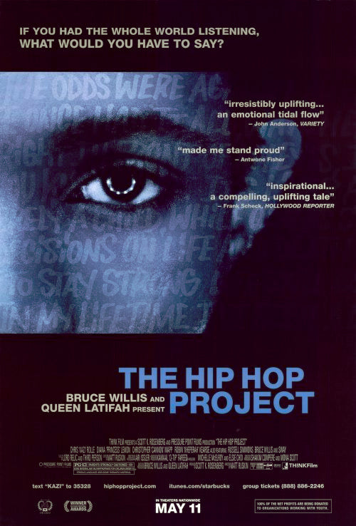 The Hip Hop Project Movie Poster Print featuring iconic hip-hop imagery.