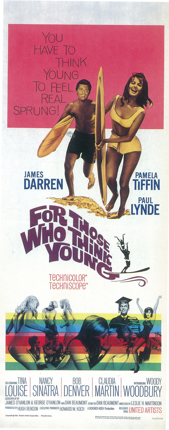 For Those Who Think Young Movie Poster Print showcasing youthful exuberance.