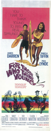 For Those Who Think Young Movie Poster Print showcasing youthful exuberance.