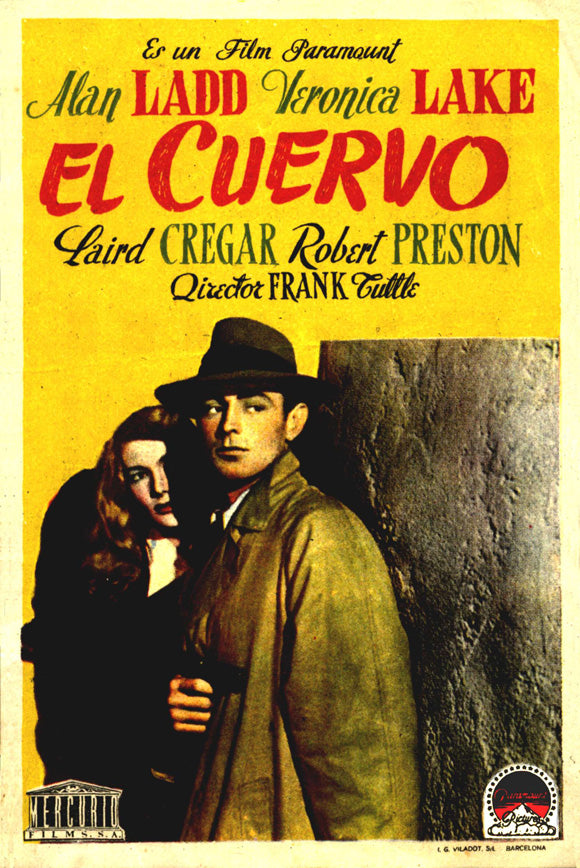 This Gun for Hire Movie Poster Print showcasing classic film art.