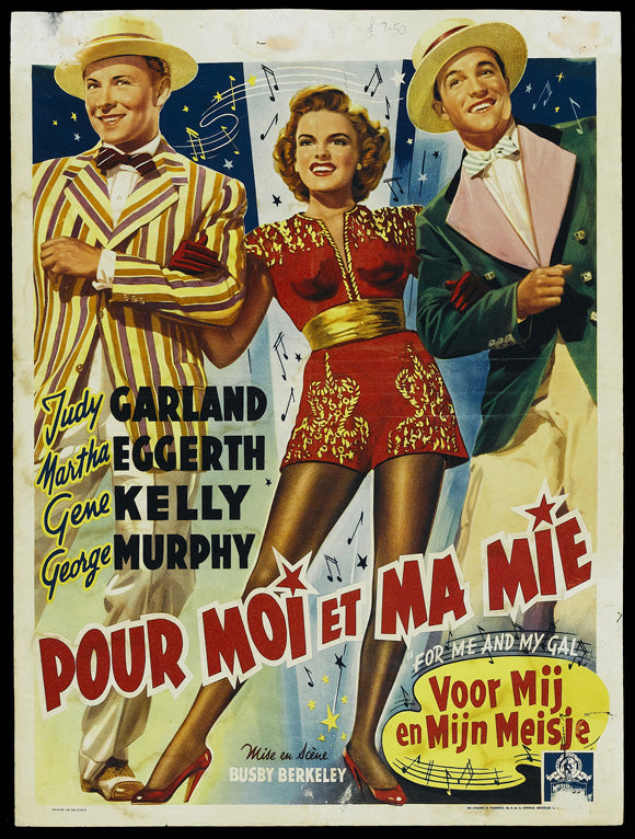 For Me and My Gal Movie Poster Print showcasing classic cinema charm.