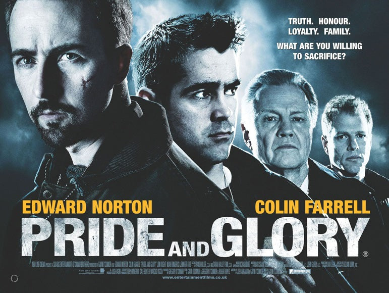 Pride and Glory Movie Poster Print showcasing intense drama and action.
