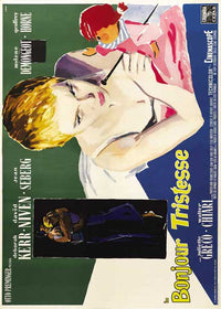 Bonjour Tristesse Movie Poster Print showcasing dramatic imagery.