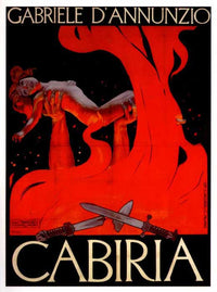 Cabiria Movie Poster Print showcasing classic film art.