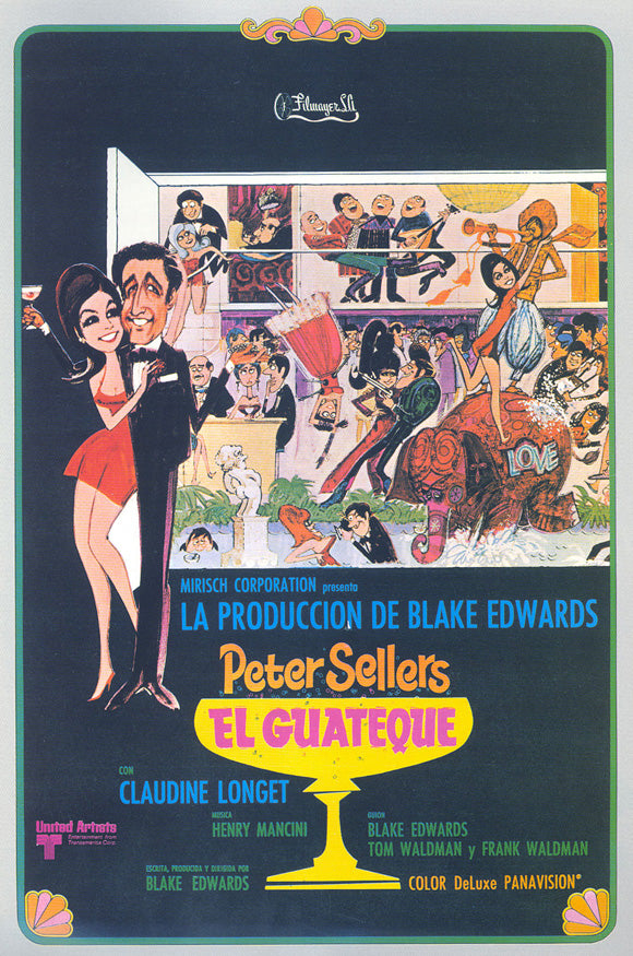 The Party Movie Poster Print showcasing vibrant colors and lively design.