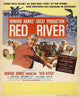 Red River Movie Poster Print showcasing classic Western film imagery.