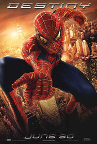 Spider-Man 2 Movie Poster Print showcasing vibrant artwork.
