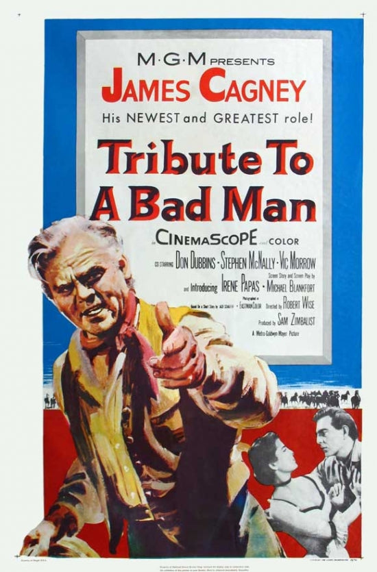 Tribute to a Bad Man Movie Poster Print showcasing classic cinema art.