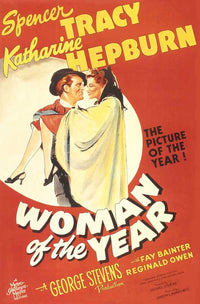 Woman of the Year Movie Poster Print showcasing classic film art.
