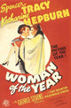 Woman of the Year Movie Poster Print showcasing classic film art.