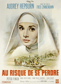 Nun's Story Movie Poster Print featuring vibrant colors.