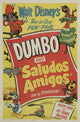 Dumbo Movie Poster Print featuring the iconic Disney character Dumbo.