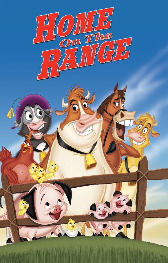 Home on the Range Movie Poster Print in vibrant colors