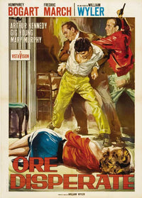 The Desperate Hours Movie Poster Print featuring suspenseful artwork.