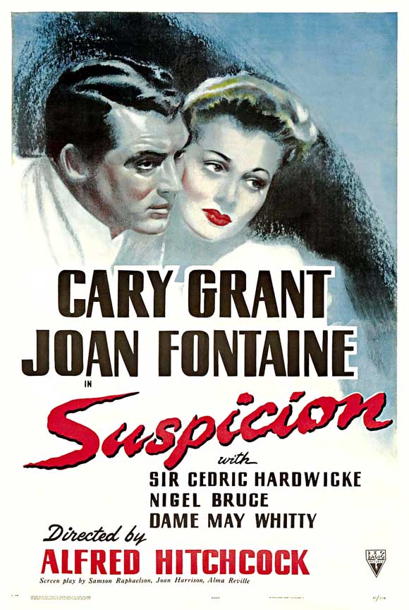 Suspicion Movie Poster Print featuring classic film art
