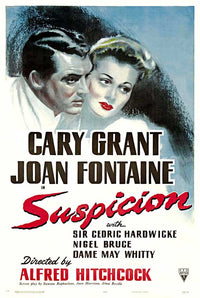 Suspicion Movie Poster Print featuring classic film art