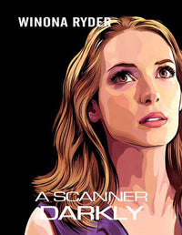 A Scanner Darkly Movie Poster Print showcasing unique animation style