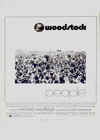 Woodstock Movie Poster Print showcasing the iconic festival spirit.