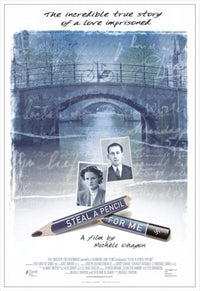 Steal a Pencil for Me Movie Poster Print showcasing whimsical animation.