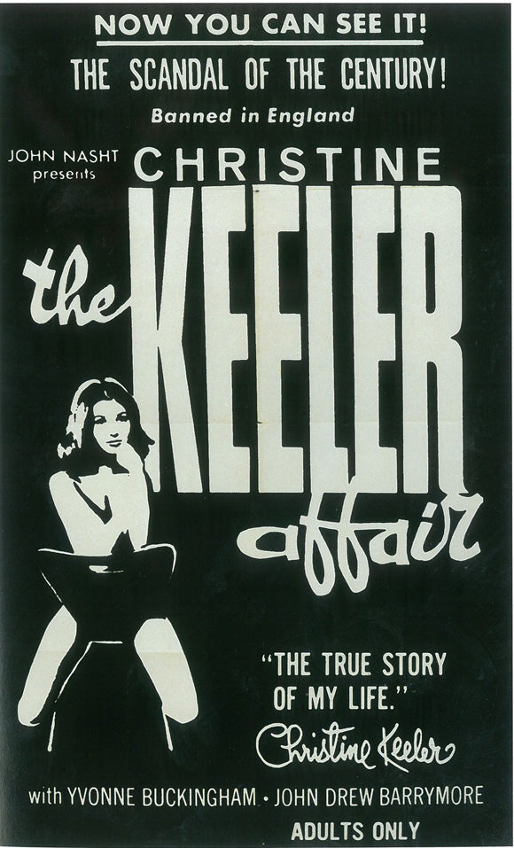 The Christine Keeler Affair Movie Poster Print showcasing dramatic film art.