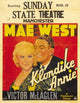 Klondike Annie Movie Poster Print showcasing classic cinema art.
