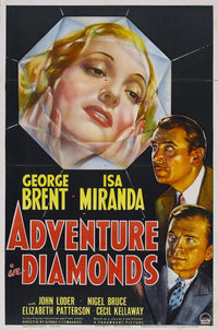 Adventures in Diamonds movie poster showcasing vibrant design and cinematic excitement.