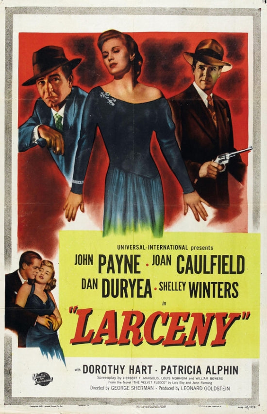 Larceny Movie Poster Print in multiple sizes