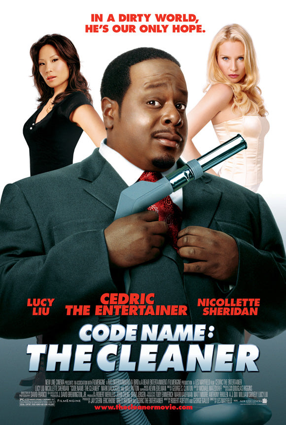 Code Name: The Cleaner Movie Poster Print showcasing dynamic action.