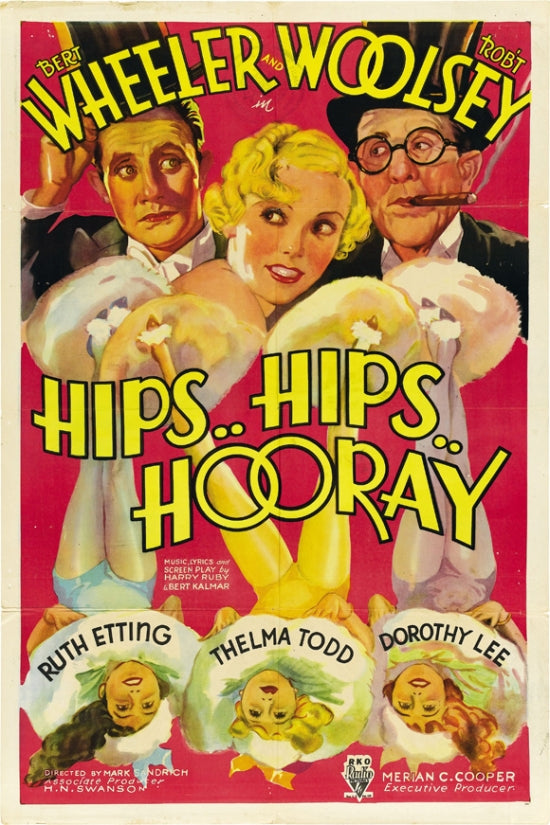 Hips, Hips, Hooray Movie Poster Print showcasing vibrant dance energy.