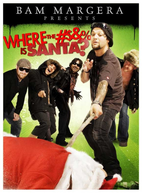 Where the #& is Santa Movie Poster - festive holiday decor