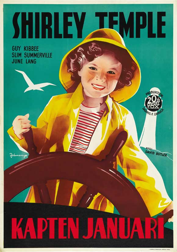 Captain January Movie Poster Print showcasing classic film art