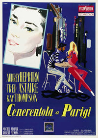 Funny Face Movie Poster Print showcasing classic film art.