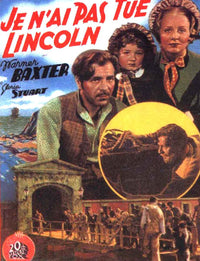 Young Mr. Lincoln Movie Poster Print showcasing Abraham Lincoln's youth.