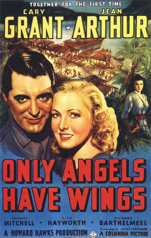Only Angels Have Wings Movie Poster Print showcasing classic cinema art.