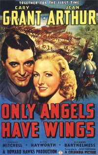 Only Angels Have Wings Movie Poster Print showcasing classic cinema art.