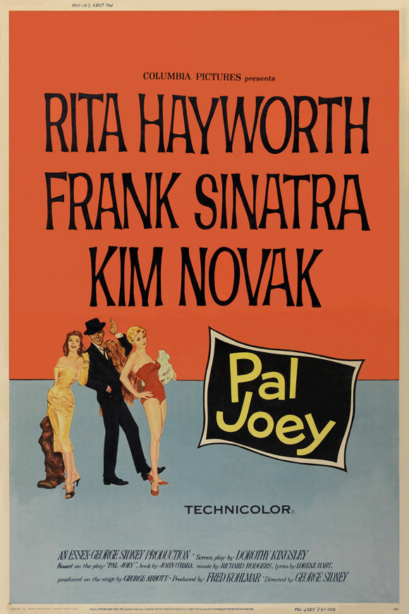 Pal Joey Movie Poster Print featuring classic film art.