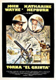 Rooster Cogburn Movie Poster Print showcasing classic film art.