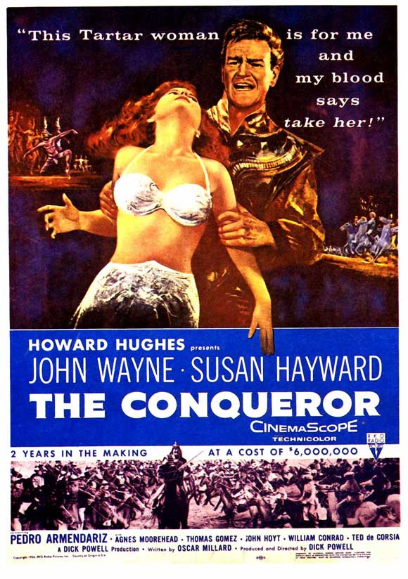 The Conqueror Movie Poster Print 11x17 - Classic Cinema Art