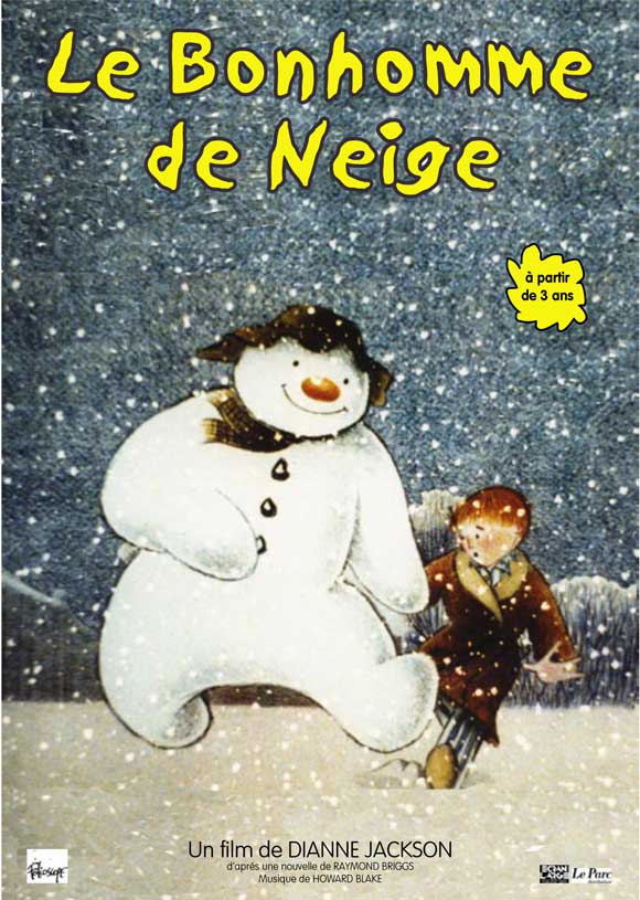 The Snowman Movie Poster Print - Holiday Decor