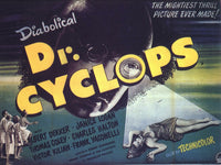 Doctor Cyclops Movie Poster Print showcasing classic horror art