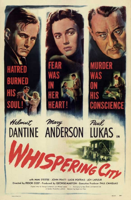 Whispering City Movie Poster showcasing captivating film art.