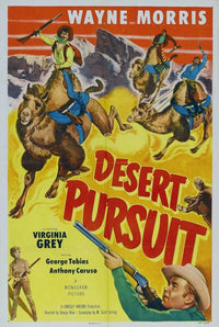 Desert Pursuit Movie Poster Print showcasing adventure and excitement.