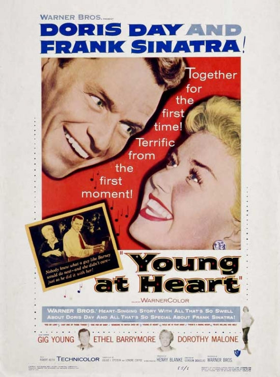 Young at Heart Movie Poster Print showcasing nostalgic film imagery.