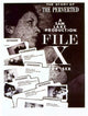File X for Sex Movie Poster Print featuring bold imagery.
