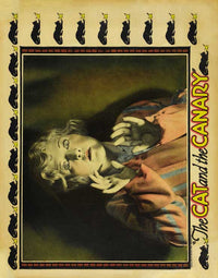 The Cat and the Canary Movie Poster Print showcasing classic film art.