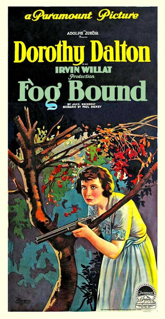 Fog Bound Movie Poster Print showcasing atmospheric imagery.