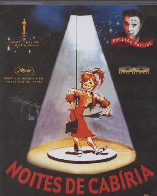 Nights of Cabiria Movie Poster Print featuring classic film imagery.