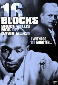 16 Blocks Movie Poster Print showcasing dramatic film elements.